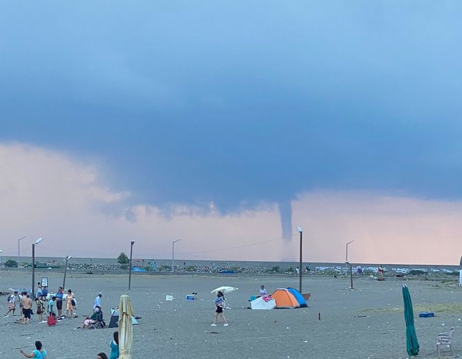 Zonguldak’ta Hortum Paniği