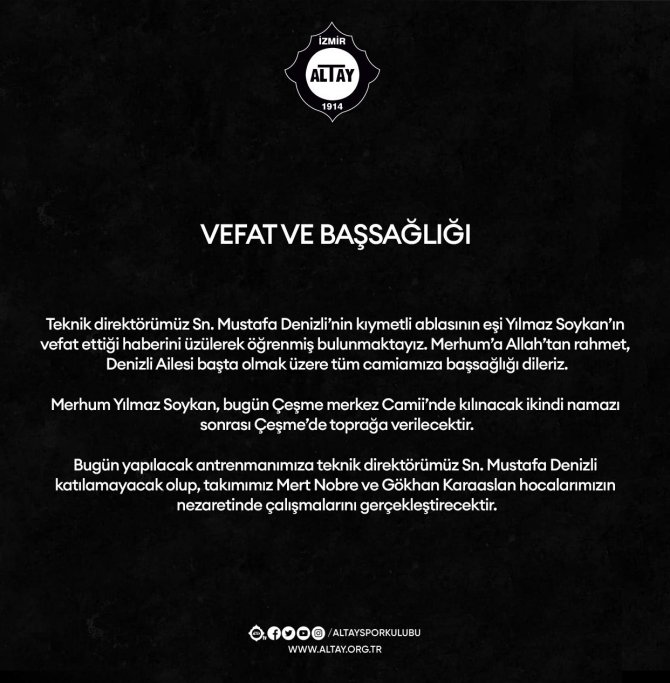Mustafa Denizli’nin Acı Günü