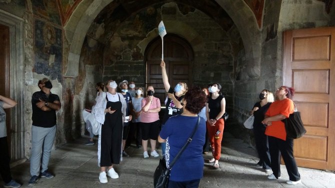 Trabzon’daki Ayasofya Camii’nde Bayramda Ziyaretçi Sayısı Üç Katına Çıktı