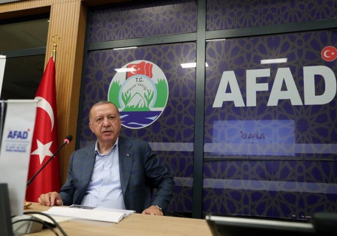 Cumhurbaşkanı Erdoğan Başkanlığında Rize’de Koordinasyon Toplantısı Yapıldı