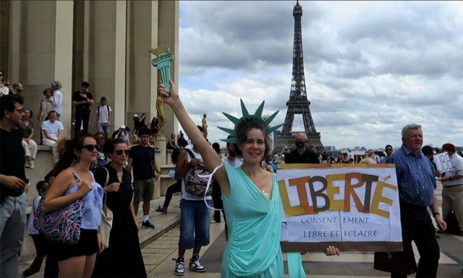 Fransa’da Aşı Karşıtı Protestolar Devam Ediyor