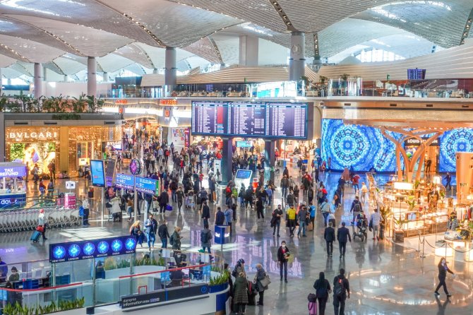 Bayramın Tatilinin Son Gününde İ̇stanbul Havalimanı’nda 159 Bin Yolcu Seyahat Etti