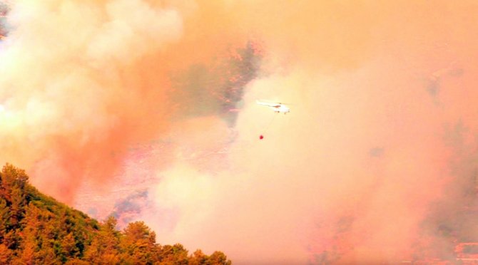 Alanya’da Orman Yangını Kontrol Altına Alındı