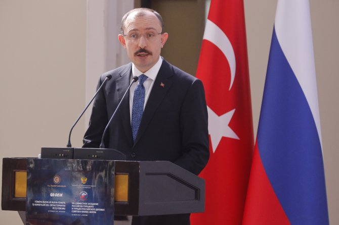 Bakan Muş, Moskova’da Türk-rus İ̇ş Forumu’na Katıldı