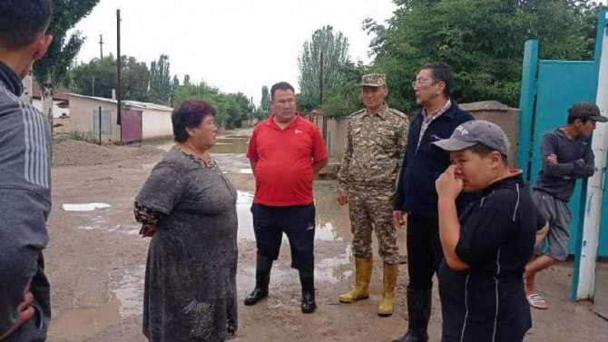Kırgızistan’ı Sel Vurdu: Onlarca Evi Su Bastı