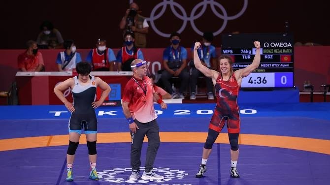 Milli Sporcu Yasemin Adar, Tokyo’da Tarih Yazdı
