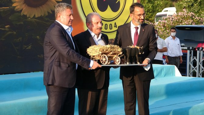 Tbmm Başkanı Şentop Çorlu Tarım Fuarı’nın Açılışını Yaptı