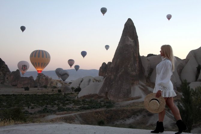 Kapadokya Bölgesini Temmuz Ayında 370 Bin 534 Turist Ziyaret Etti