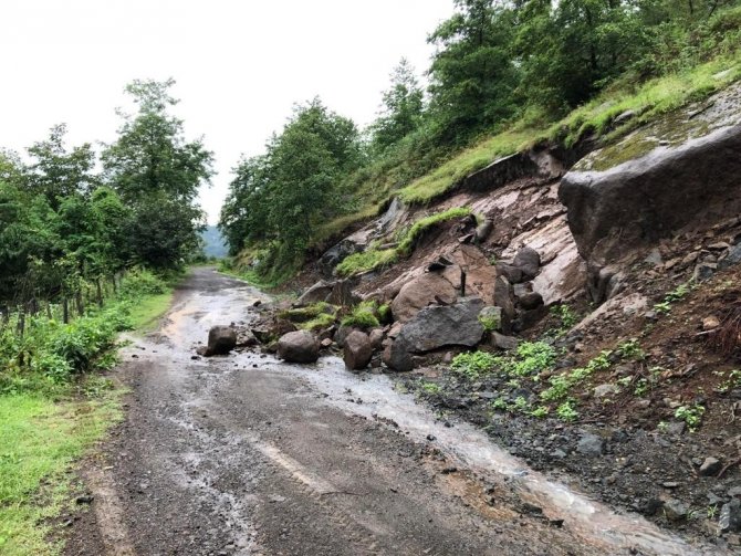 Ordu’da 255 Noktada Heyelan Meydana Geldi