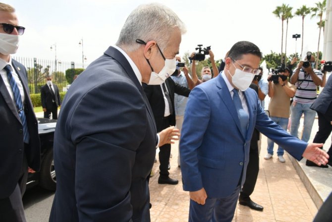 Fas Dışişleri Bakanı Bourita, İ̇srailli Mevkidaşı Lapid İle Bir Araya Geldi