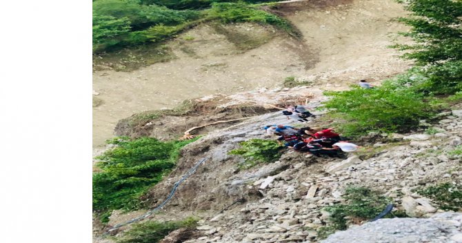 Mahsur Kalan Hasta İçin Jandarma Ekipleri Seferber Oldu