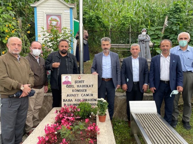Ak Parti’den Şehit Özel Harekât Polisi Komiser Ahmet Çamur Adına Hatıra Ormanı