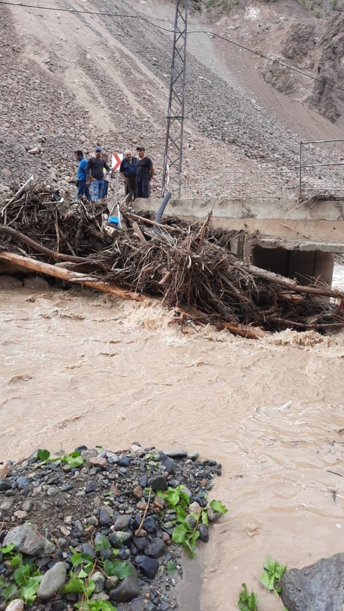Artvin’de Heyelan Nedeniyle 14 Köy Yolu Ulaşıma Kapandı
