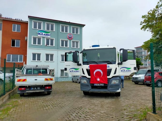 Bulancak Belediyesi’nden Sel Bölgesine Yardım Eli