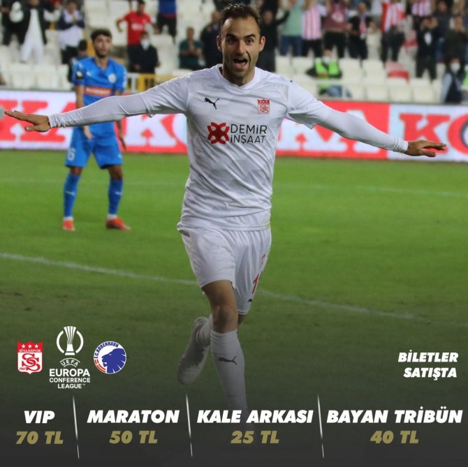 Sivasspor-kopenhag Maçının Biletleri Satışa Çıktı