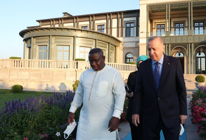 Cumhurbaşkanı Erdoğan, Sierra Leone Cumhurbaşkanı Bio İle Bir Araya Geldi