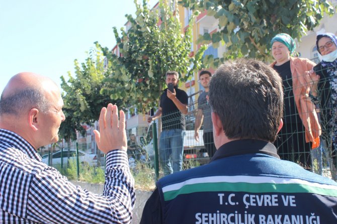 İ̇çişleri Bakanı Soylu, Afet Bölgesi Türkeli’de