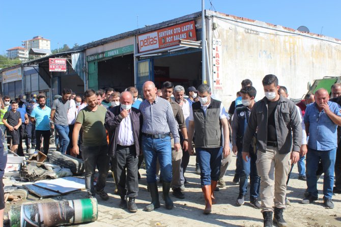 İ̇çişleri Bakanı Soylu, Afet Bölgesi Türkeli’de