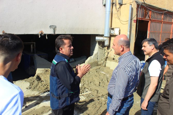 İ̇çişleri Bakanı Soylu, Afet Bölgesi Türkeli’de