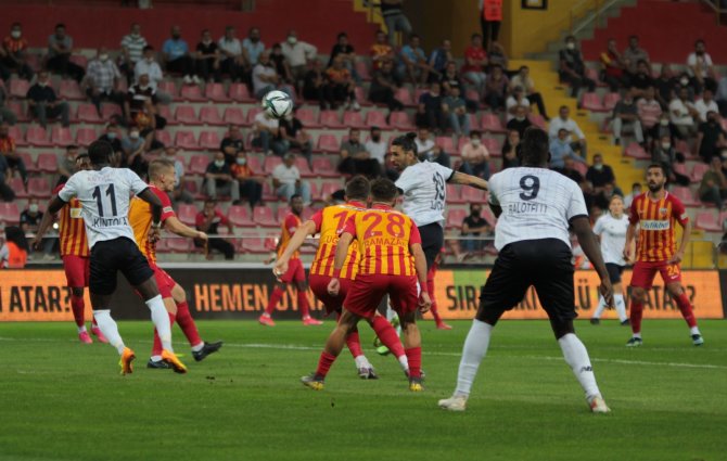 Süper Lig: Y. Kayserispor: 1 - Adana Demirspor: 0 (İ̇lk Yarı)