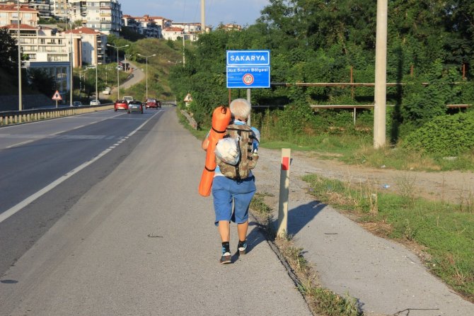 5 Yıldır Yürüyerek Seyahat Eden Gezgin, “Ben Hem Tatil Hem De Spor Amaçlı Yürüyorum”