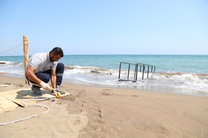 Engelliler, Pompeiopolis Plajından Rahatlıkla Denize Girebilecek