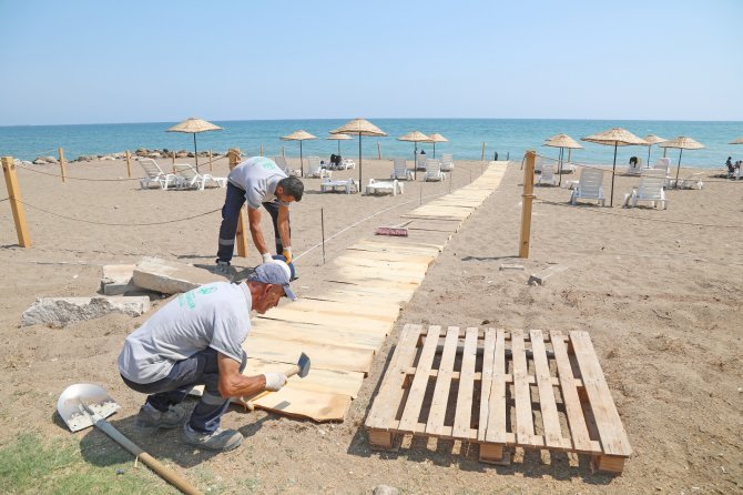 Engelliler, Pompeiopolis Plajından Rahatlıkla Denize Girebilecek