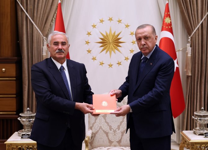 Cumhurbaşkanı Erdoğan, Yargıtay Başkanı Akarca Ve Yargıtay Cumhuriyet Başsavcısı Şahin’i Kabul Etti