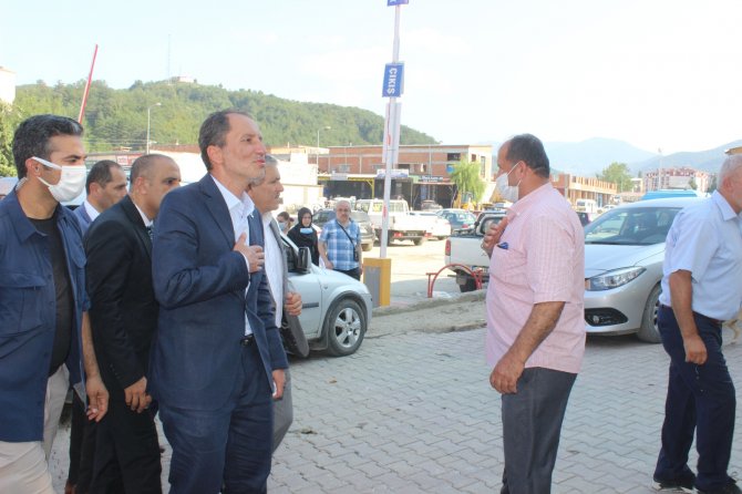 Fatih Erbakan, Afet Bölgesi Türkeli’yi Ziyaret Etti