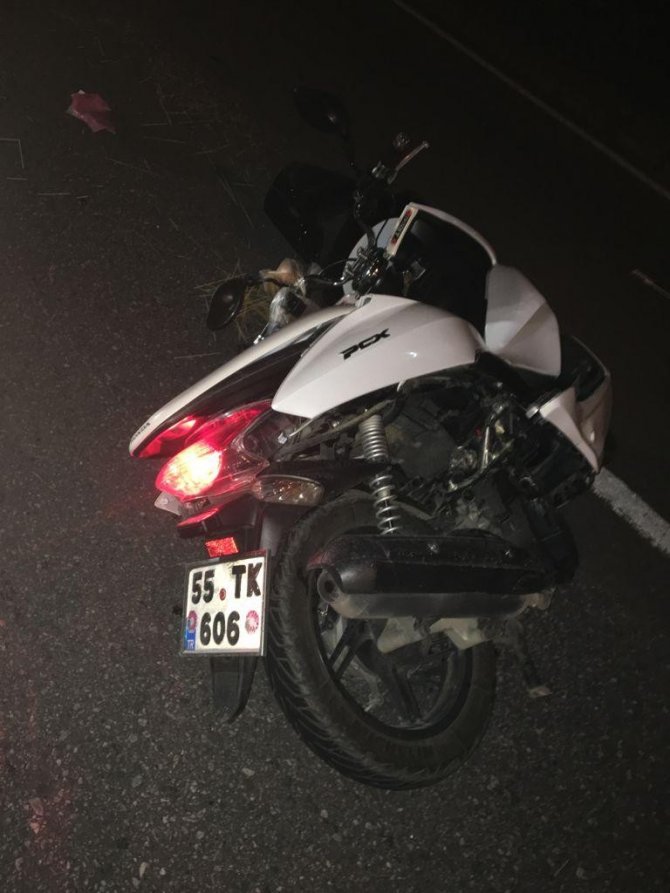 Trabzon’da Otomobil Motosiklete Çarptı: 1 Ölü