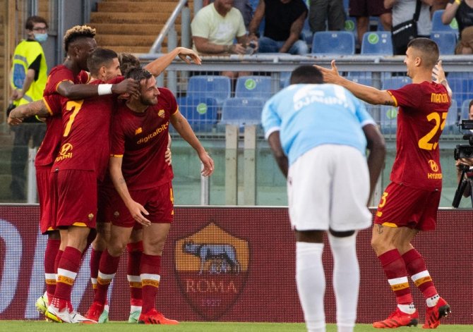 Uefa Konferans Ligi: As Roma:1 - Trabzonspor: 0 (İ̇lk Yarı)