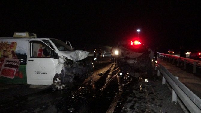 Tekirdağ’da Ters Yöne Giren Araç Dehşet Saçtı: 1 Ölü, 5 Yaralı