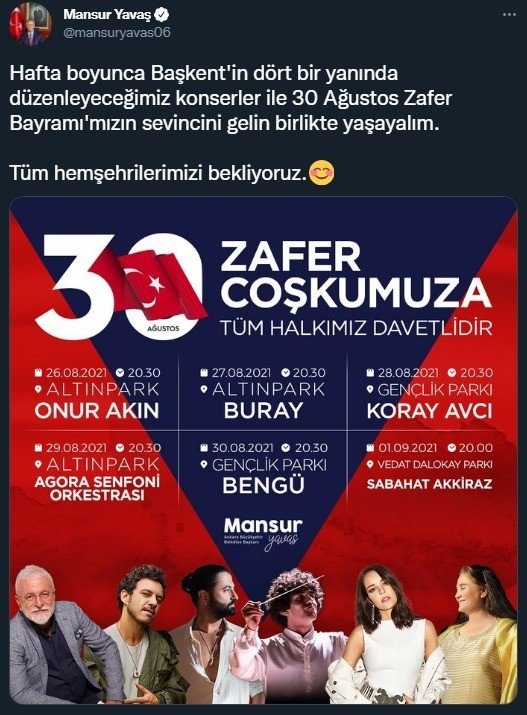 Ankara Büyükşehir Belediyesinden Kırmızı-beyaz Çağrı: 30 Ağustos’ta Zafer Coşkusu