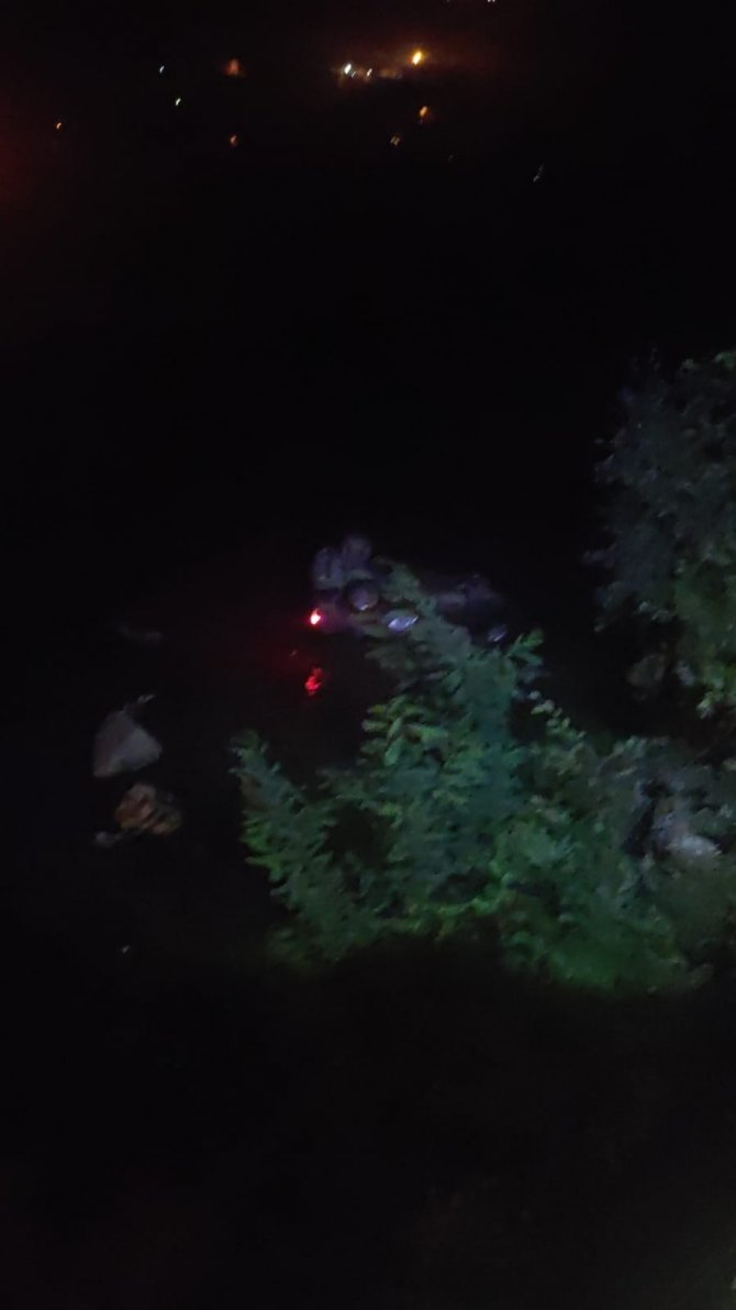 Giresun’da Araç Dereye Uçtu: 1 Ölü