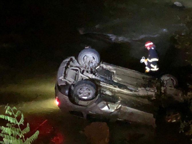 Giresun’da Araç Dereye Uçtu: 1 Ölü