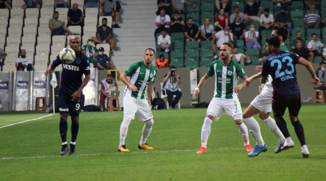 Süper Lig: Gzt Giresunspor: 0 - Trabzonspor: 1 (İ̇lk Yarı)