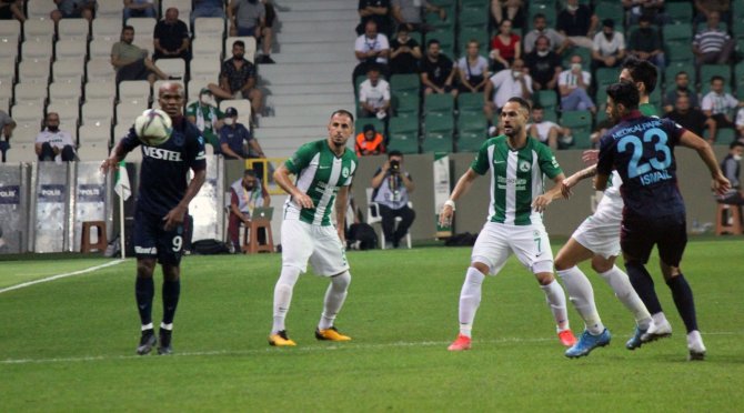 Süper Lig: Gzt Giresunspor: 0 - Trabzonspor: 1 (İ̇lk Yarı)