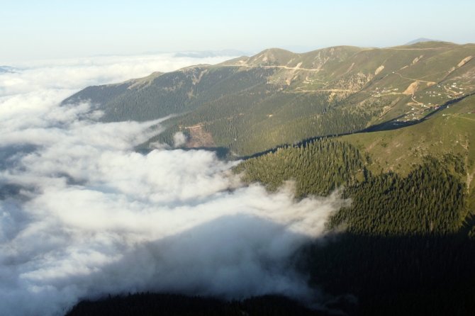 Gümüşhane’den Eşsiz Sis Denizi Manzaraları