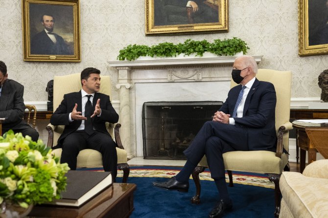 Biden Ve Zelenskiy, Beyaz Saray’da Bir Araya Geldi