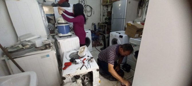 Eşine Destek Olmak İçin Başladı, Beyaz Eşya Tamir Ustası Oldu