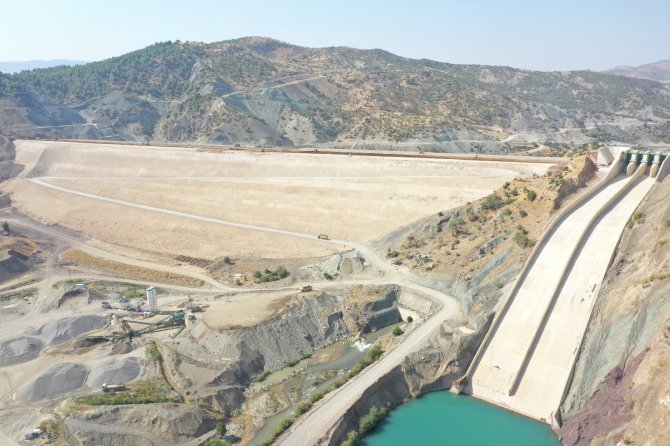 Çetintepe Barajında Çalışmalar Sürüyor
