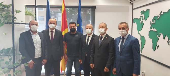 Vali Canalp, Kuzey Makedonya Başbakanı Zaev İle Görüştü