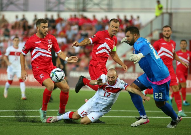 2022 Fıfa Dünya Kupası Elemeleri: Cebelitarık: 0 - Türkiye: 0 (İ̇lk Yarı)
