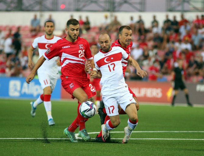 2022 Fıfa Dünya Kupası Elemeleri: Cebelitarık: 0 - Türkiye: 0 (İ̇lk Yarı)