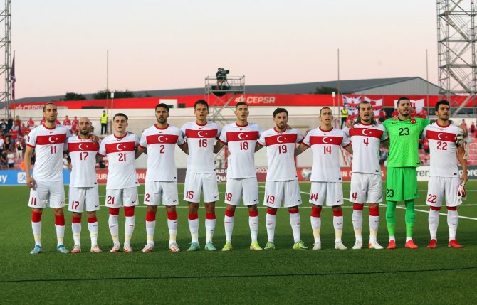 2022 Fıfa Dünya Kupası Elemeleri: Cebelitarık: 0 - Türkiye: 0 (İ̇lk Yarı)