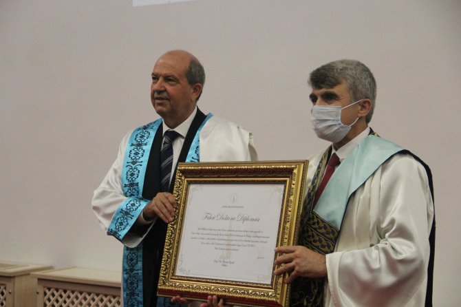 Kktc Cumhurbaşkanı Ersin Tatar’a “Fahri Doktora" Unvanı