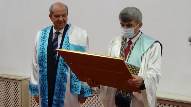 Kktc Cumhurbaşkanı Ersin Tatar’a “Fahri Doktora" Unvanı