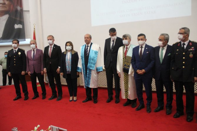 Kktc Cumhurbaşkanı Ersin Tatar’a “Fahri Doktora" Unvanı