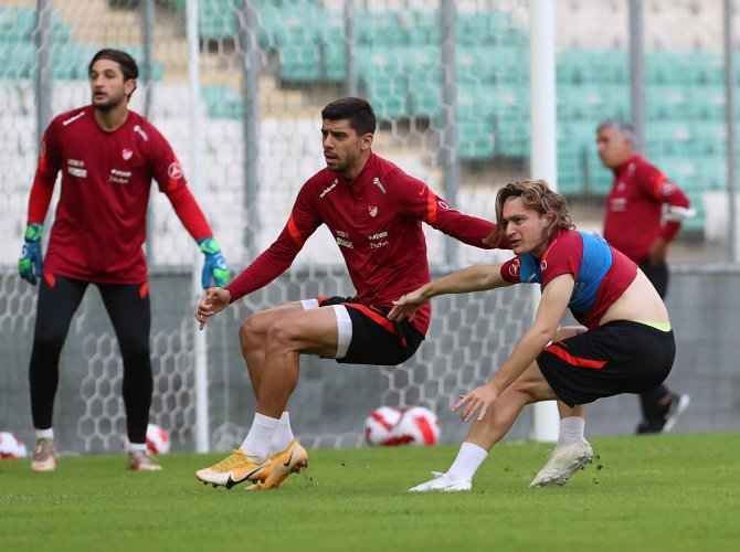 Ümit Milli Futbol Takımı, İ̇skoçya Maçının Hazırlıklarını Tamamladı