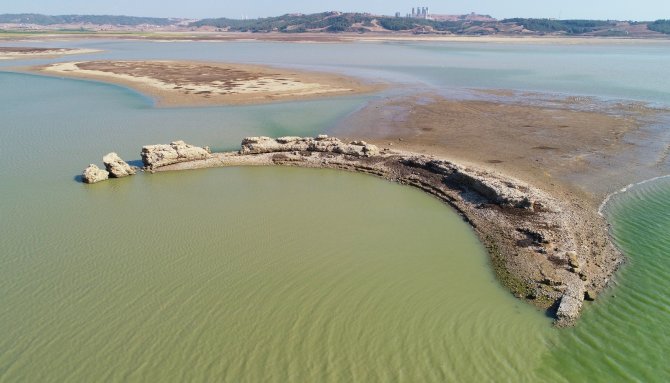 Sular Çekildi, Augusta Antik Kenti Gün Yüzüne Çıktı
